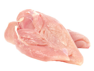 Meat chicken isolated on white