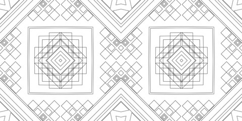 Seamless ethnic pattern in mint tints.Tribal seamless colorful geometric pattern.Ethnic vector texture.Traditional ornament.Embroidery texture with geometric ornament.Pattern for surface design.EPS10
