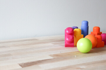 building block, colorful games for children playing