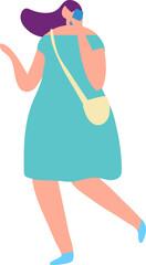 People using cell phone - talking, chatting, messaging