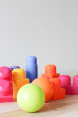 building block, colorful games for children playing