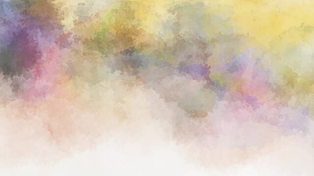 抽象的　水墨画　モーショングラフィックス　素材