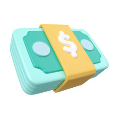 Money 3D Illustration Icon
