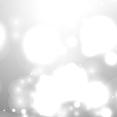 bokeh silver grey background snowflake snow shine