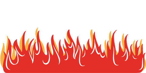 red flame yellow flame exuberant flame Burning flame PNG transparent