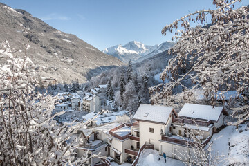 Brides-les-Bains, vue du village