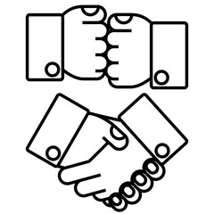handshake vector