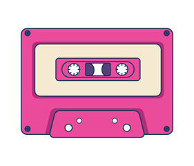 cassette 90s pop art style