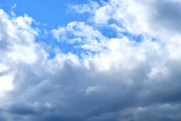 blue sky with clouds
