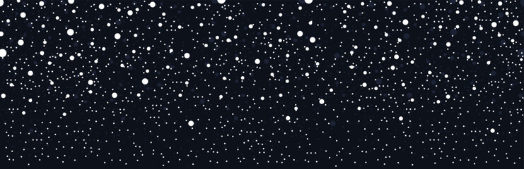 Vector snow falling overlay background