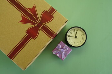 alarm clock with gift box