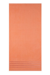 multi-colored Terry cotton bath towels, isolate on a white background
