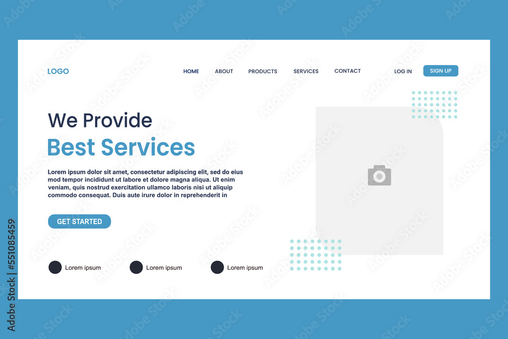 Wall mural we provide best services web page for website and responsive mobile website template.
