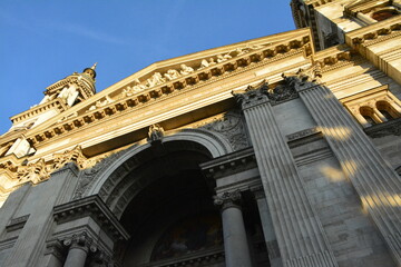 Obraz premium the facade of the cathedral of st mary country