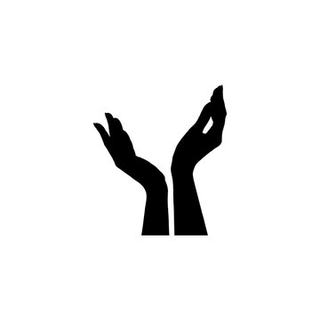 Clapping hands icon. Simple style congratulation poster background symbol. Clapping hands brand logo design element. Clapping hands t-shirt printing. Vector for sticker.