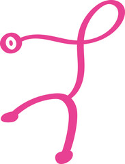 doodle stethoscope Nurse hand drawn illustration