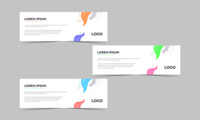 Web banner design vector illustration.