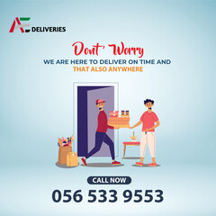 Delivery Services Service Home House Door-to-Door Shop to Deliver Bike Rider Bikiya Riding Van Box  on call cash on Deliveries Food Items