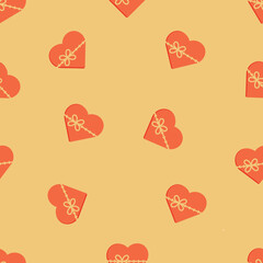 Valentine's Day vector illustration seamless pattern