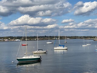 Fototapeta premium boats in the harbor