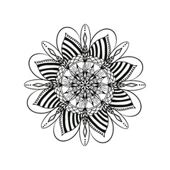 white flower on black