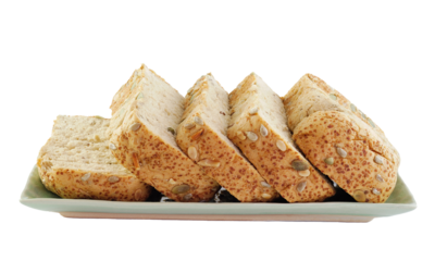 whole wheat bread on transparent png