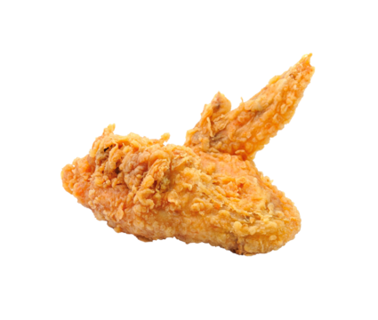 Fried Chicken Wing On transparent png