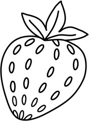 Strawberry Outline 