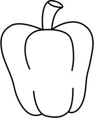sweet peppers outline