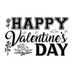 Valentines Day T-shirt Design With Vector And Elements