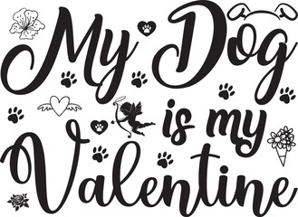 Valentines Day T-shirt Design With Vector And Elements