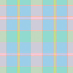 Rainbow Pastel Plaid textured Seamless Pattern