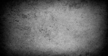 Black concrete street wall background or texture