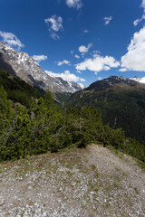 Obraz premium A landscape in Bormio area