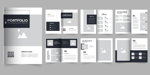 Architecture and interior Portfolio template