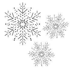 Background christmas doodle. Winter snow vector doodle icon. Winter snow doodle symbol
