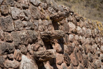 Agricultural terraces in the Sacred Valley. Moray in Cusco, Sacred Valley, Peru