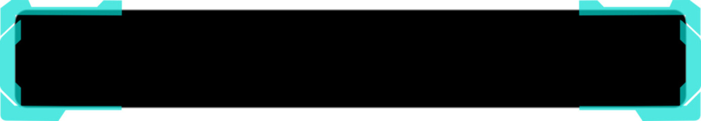 Obraz premium デジタルサイバーモチーフのフレーム、横長長方形