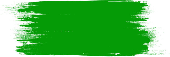 Green brush stroke isolated on background. Paint brush stroke vector for green ink paint, grunge design element, dirt banner, watercolor design, dirty texture. Trendy brush stroke, vector illustration