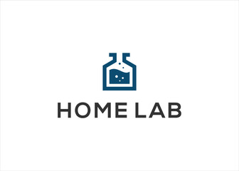 home lab Logo Template Design Vector