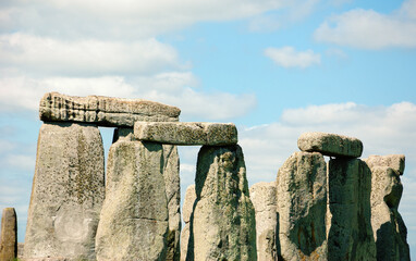 Stonehenge an ancient prehistoric monument in Wiltshire near Salisbury, England, UK.