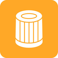 Filter Multicolor Round Corner Glyph Inverted Icon