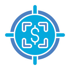 Focus Glyph Two Color Icon