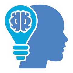 Creativity Glyph Two Color Icon