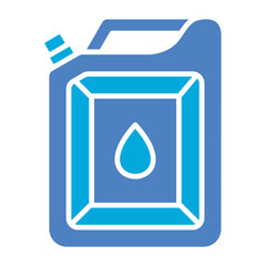 Fuel Glyph Two Color Icon