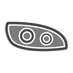 Light Greyscale Glyph Icon
