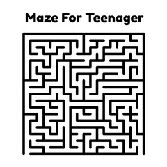 Maze For Teenager