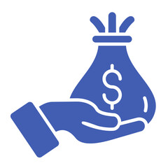 Investment Multicolor Glyph Icon