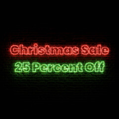 Christmas Sale 25 Percent Off