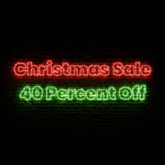 Christmas Sale 40 Percent Off